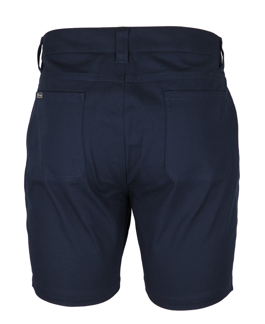 JB's Stretch Canvas Short - Navy - Back