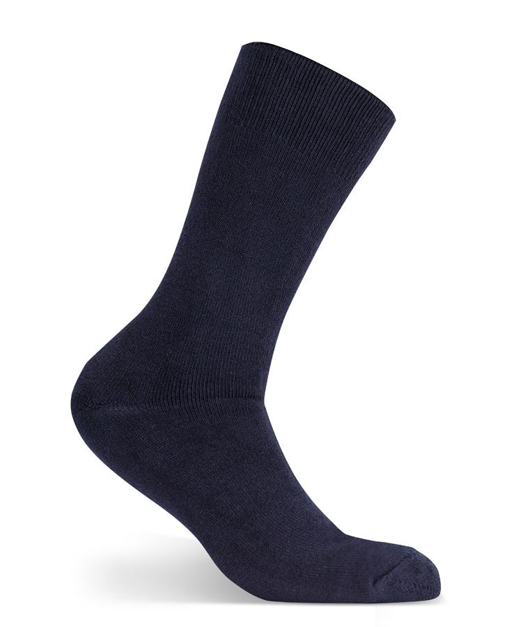 JB's Bamboo Work Sock - Navy - Front