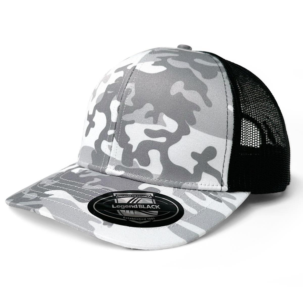 Snow Camo Trucker - Camouflage / Snow - Front