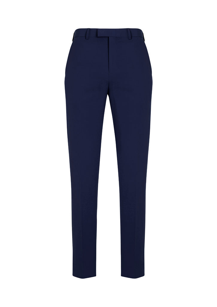 Siena Mens Slim Fit Flat Front Pant (Regular) - Marine - Front