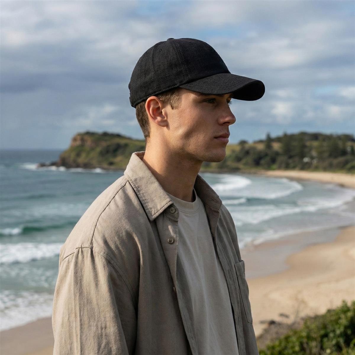 Lennox Linen Cap - view