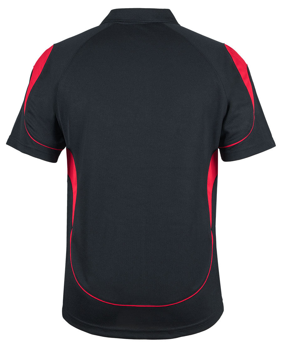 Podium Kids and Adults Bell Polo - Black/Red - Back