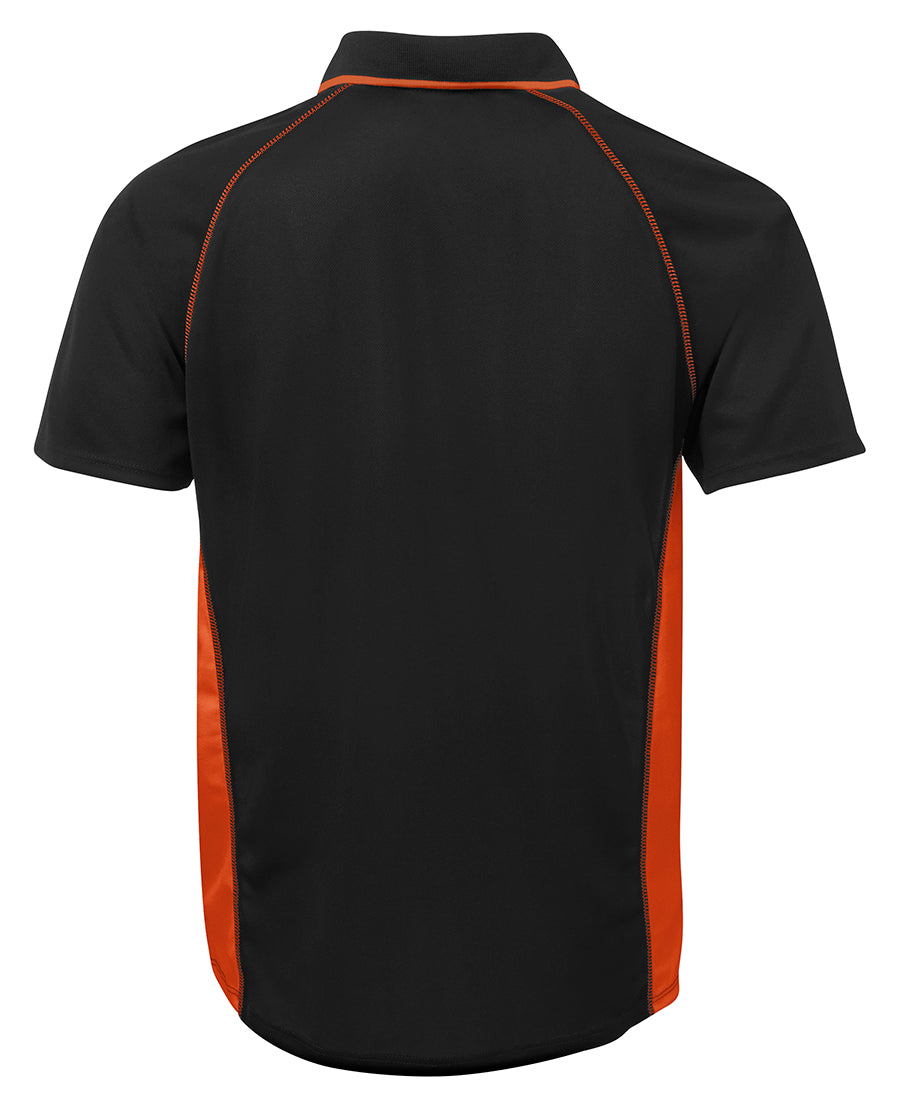 Podium Cover Polo - Black/Orange - Back