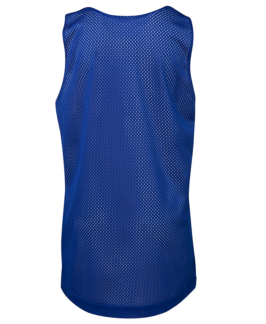 Podium Kids and Adults Reversible Training Singlet - Royal/White - Back
