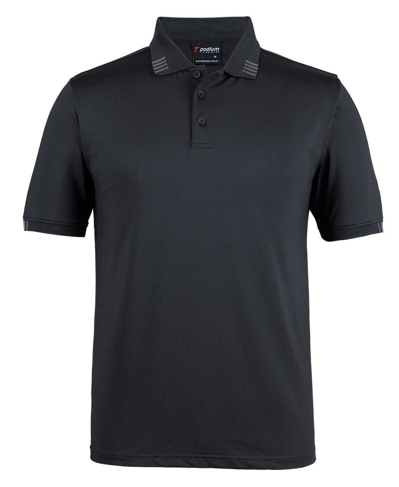 Podium Podium 4 Stripe S/S Stretch Polo 7S4P