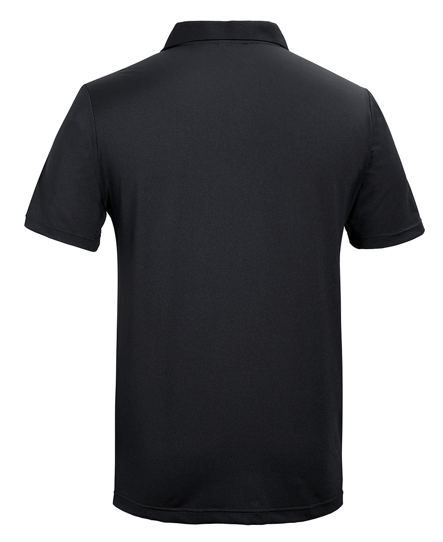 Podium Stretch Polo - Black - Back