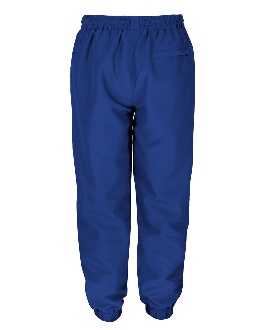Podium Kids Cuffed Warm Up Pants - Royal - Back