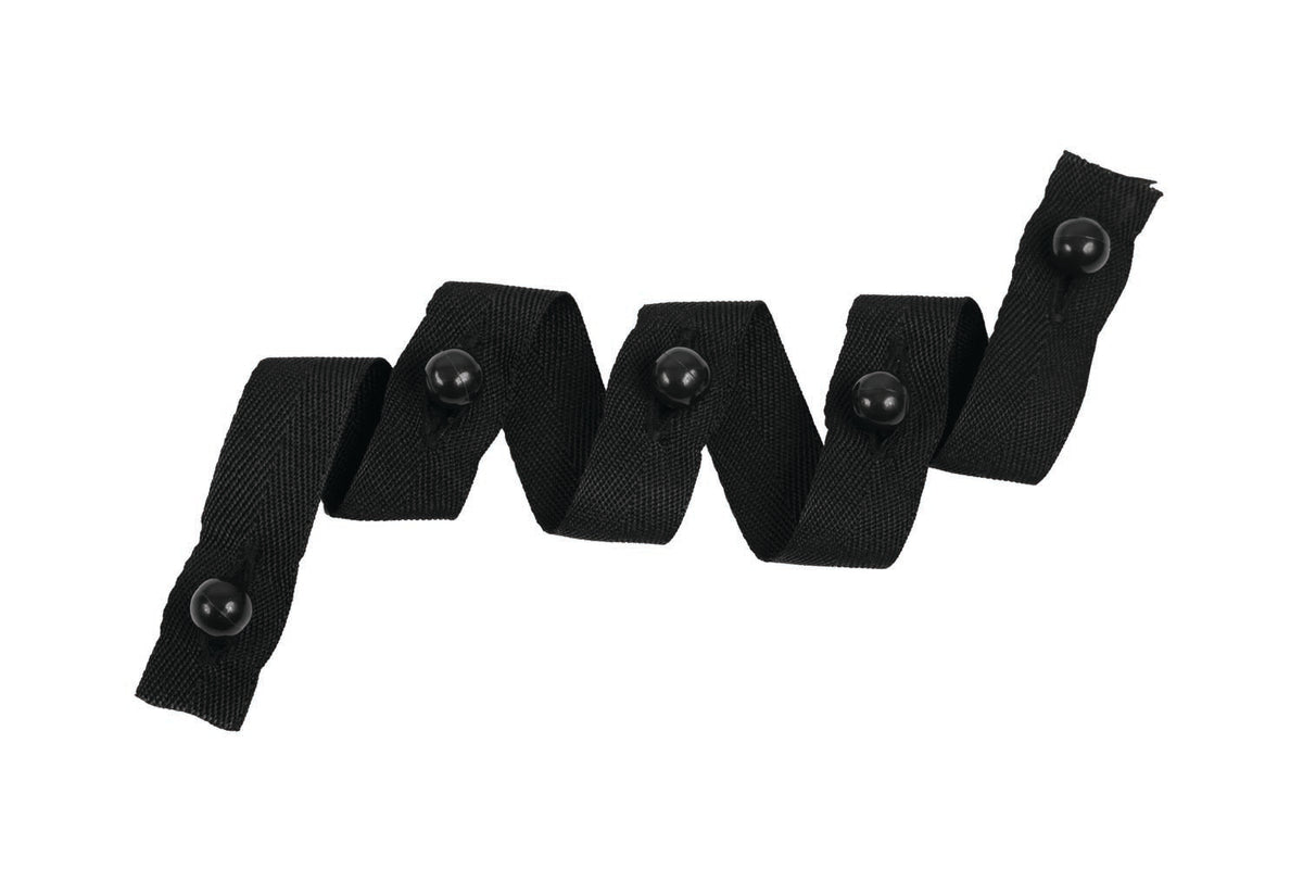 Stud Buttons on Tape - Black