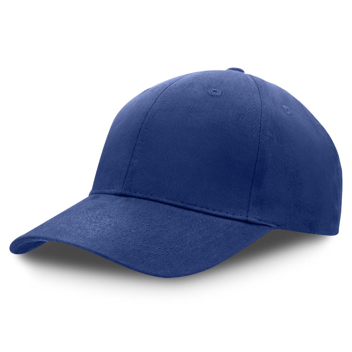 Premium Soft Cotton Cap - Royal - Front