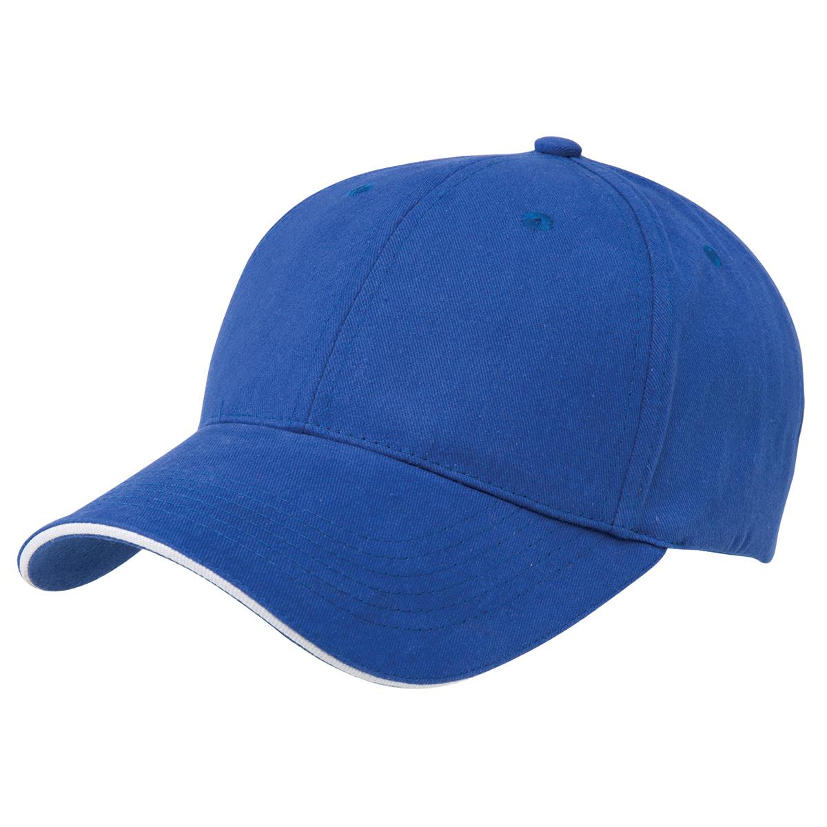 Premium Soft Sandwich Peak - Royal / Chalk White - Front