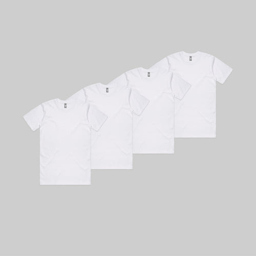 White Classic Tee Bundle