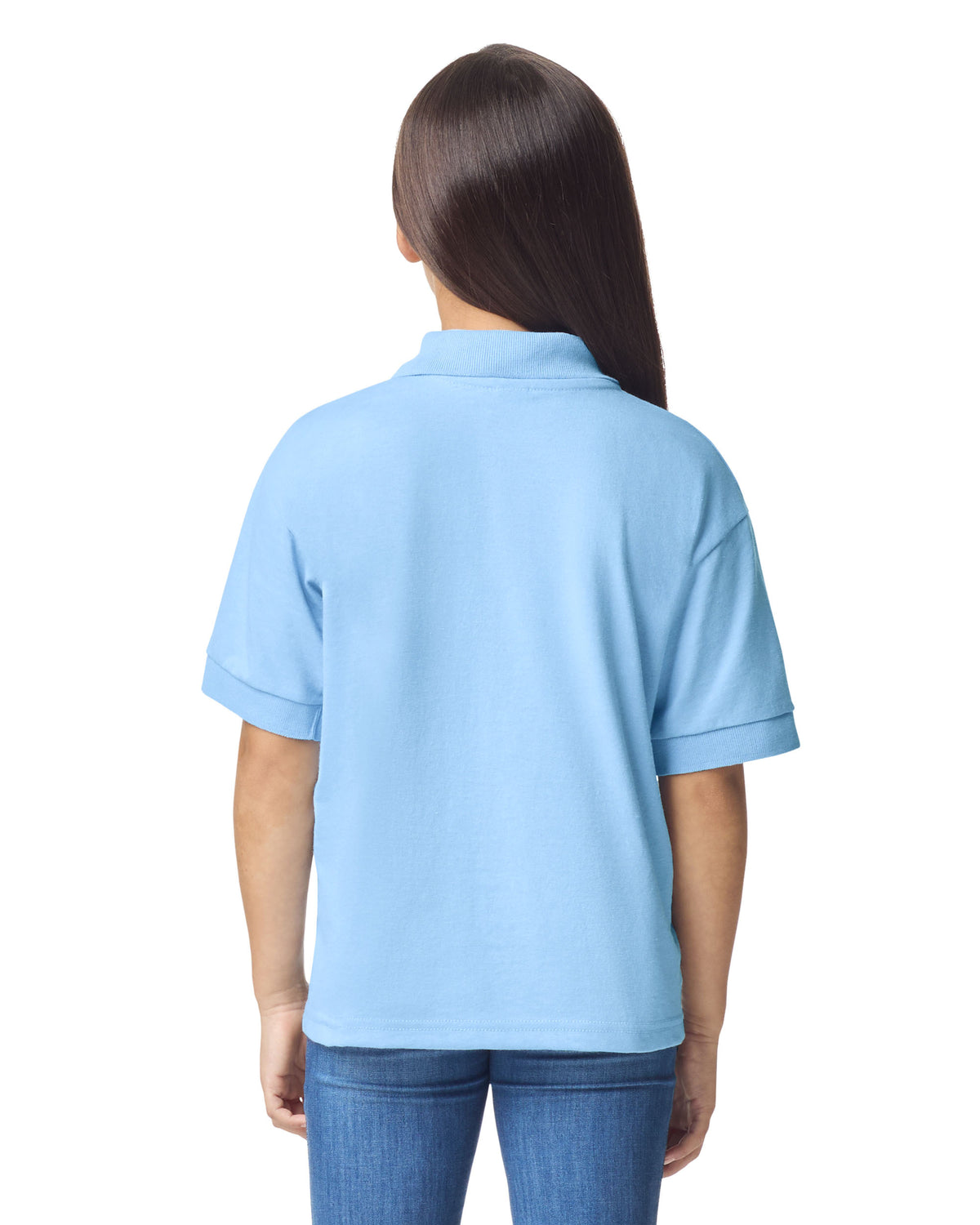 Gildan DryBlend 8800B Polo Shirt - Light Blue