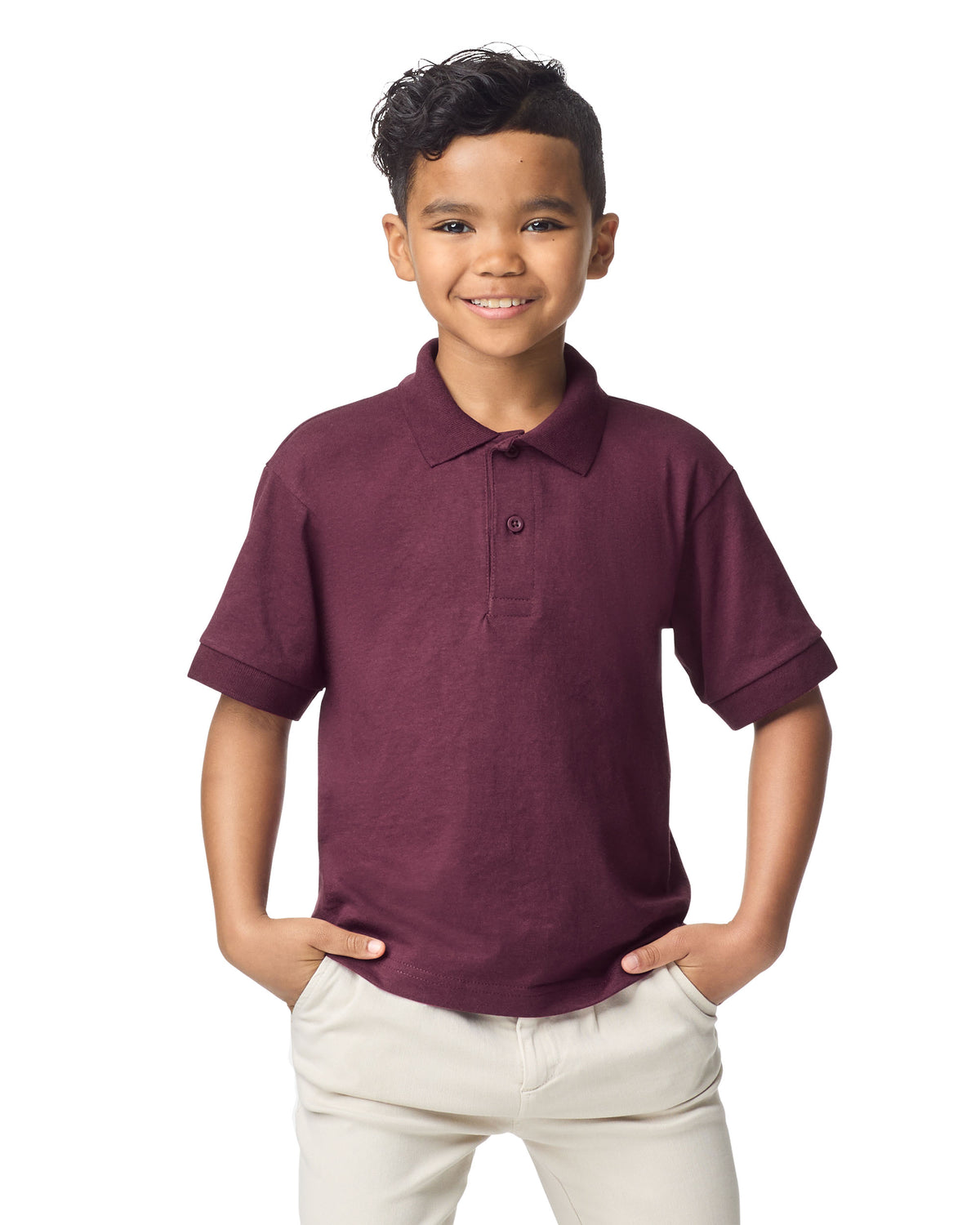 Gildan DryBlend 8800B Polo Shirt - Maroon