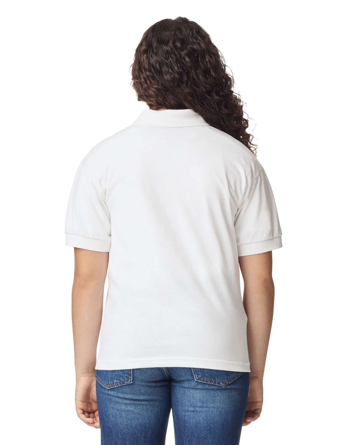 Gildan DryBlend 8800B Polo Shirt - White