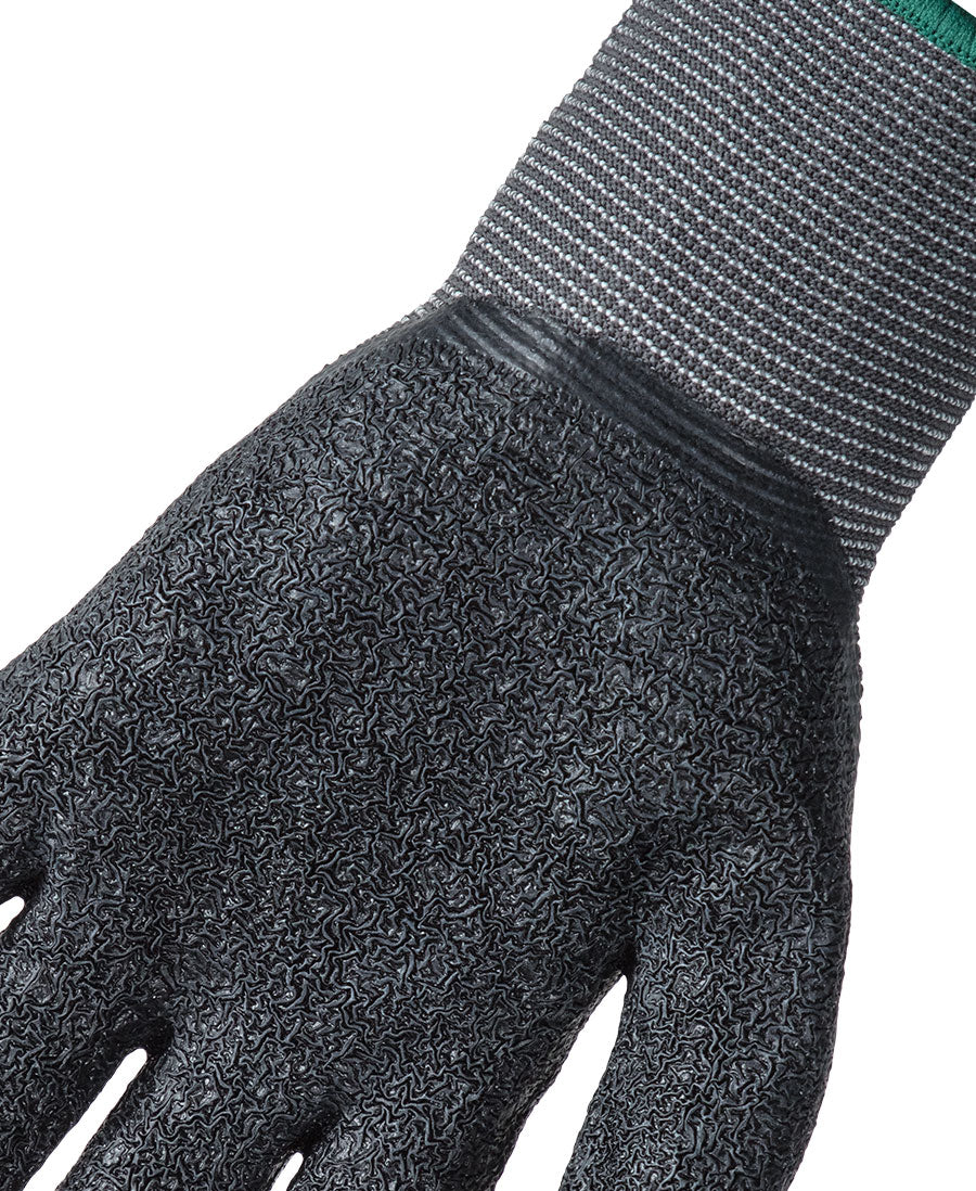 JB's Steeler Latex Crinkle Glove (12 pack) - Grey/Black - Back