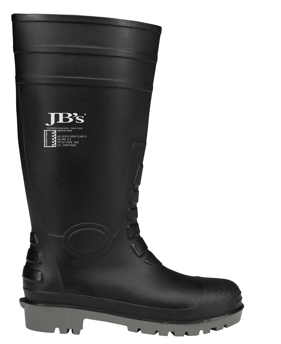 JB's Trad Gumboot - Black - Back