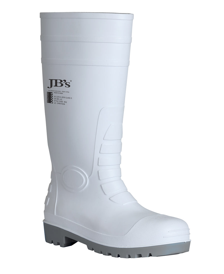 JB's Trad Gumboot - White - Front