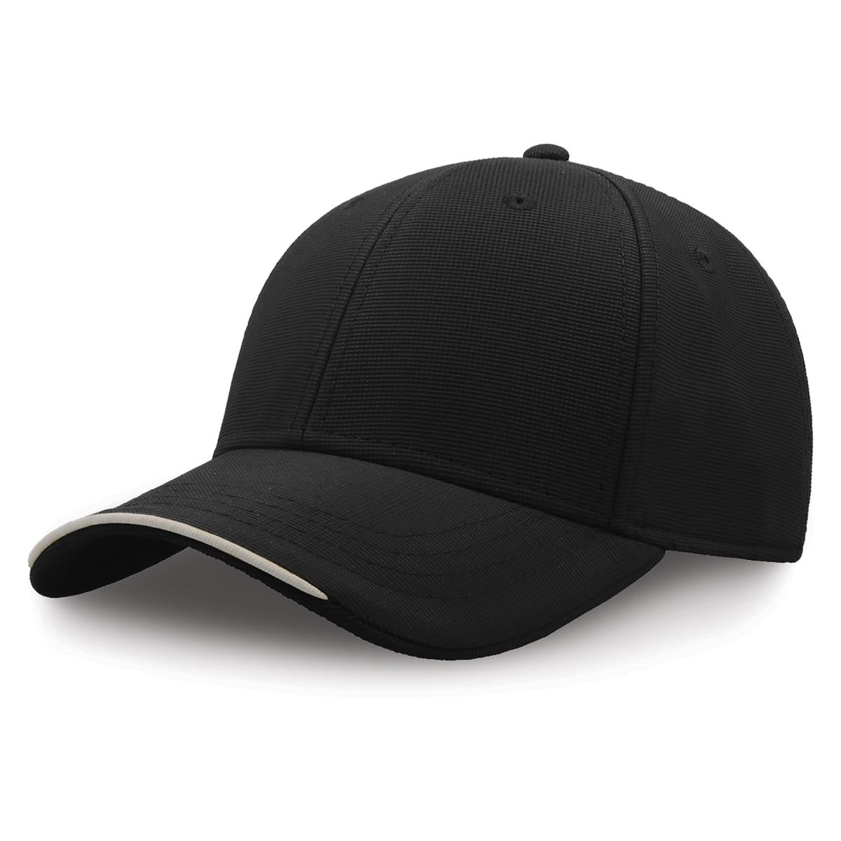Estoril-S Cap - Recycled Polyester - Black - Front
