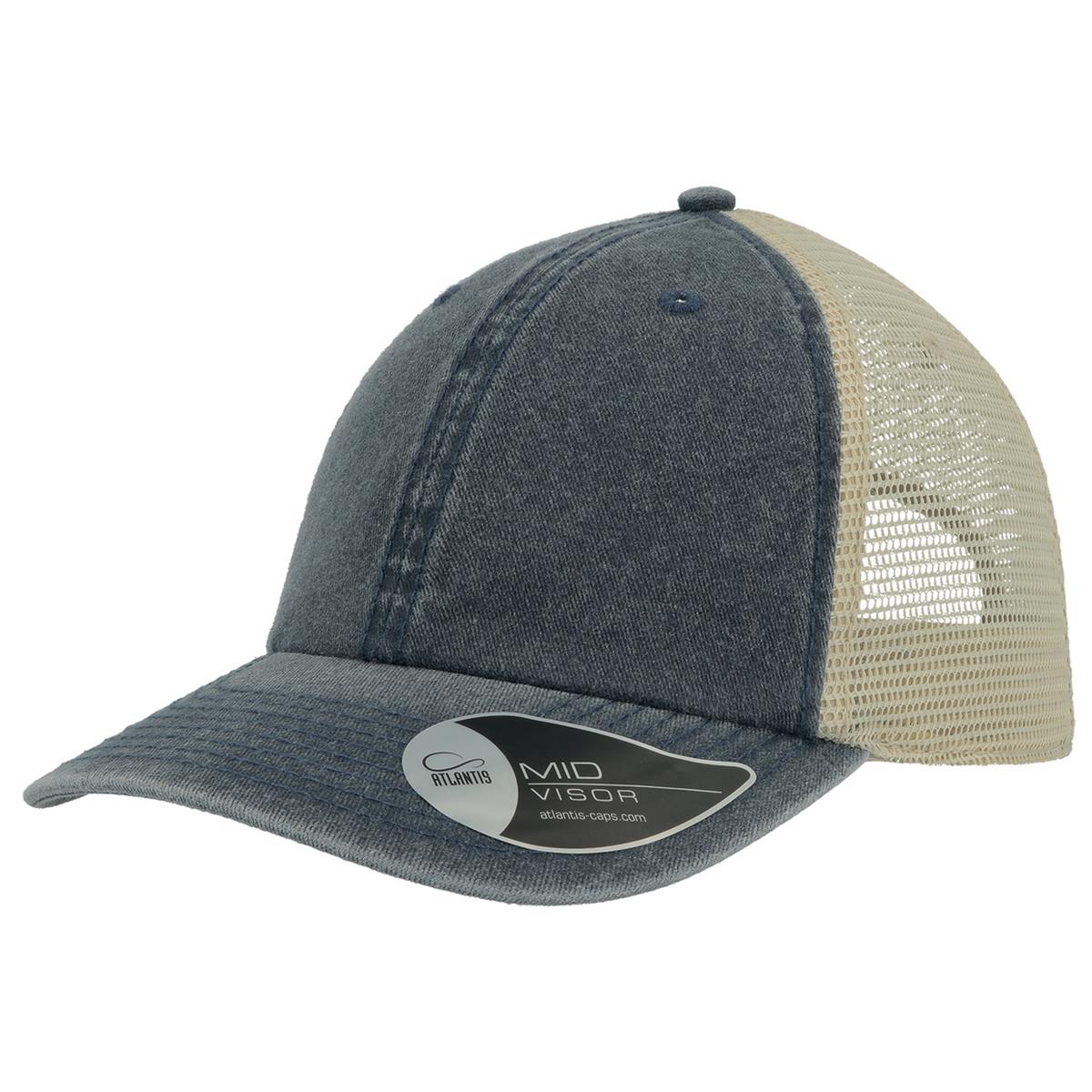 Case Trucker - Navy / Stone - Front