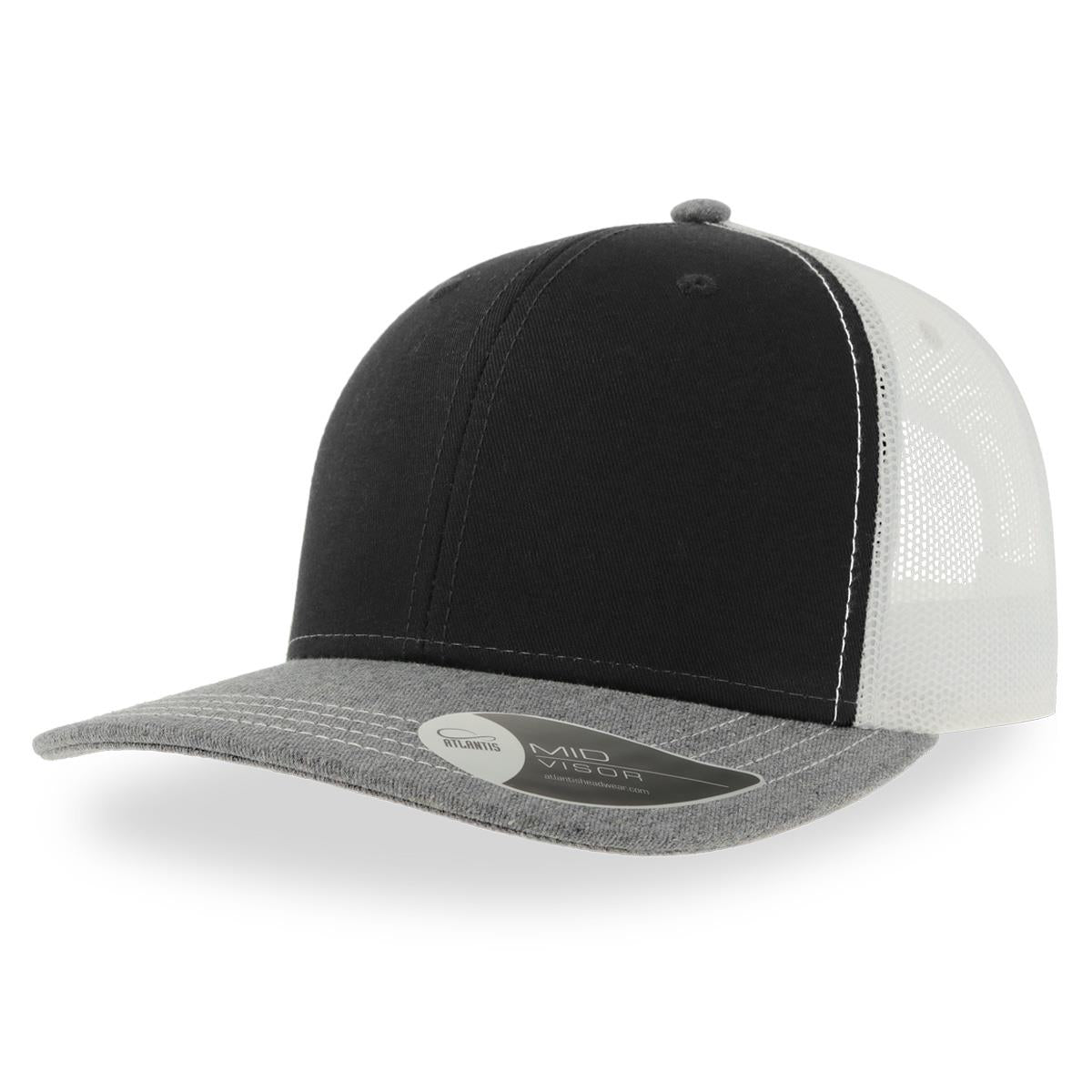 Black,Grey Melange,White