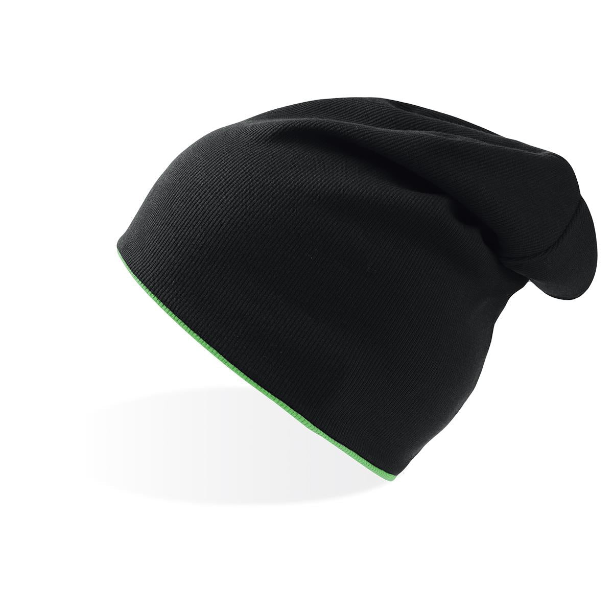 Extreme Beanie - Black / Green - Front
