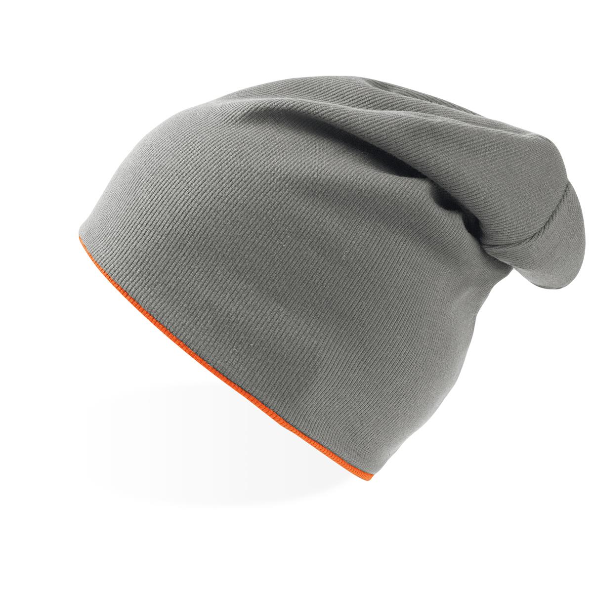 Extreme Beanie - Grey / Orange - Front