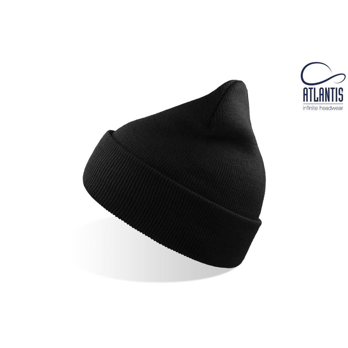 Kid Wind Beanie - Black - Front