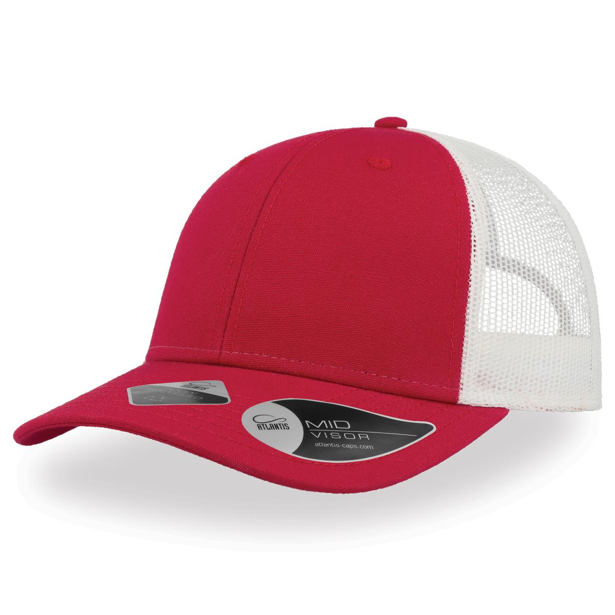 Recy Three Cap - Red / White - Front