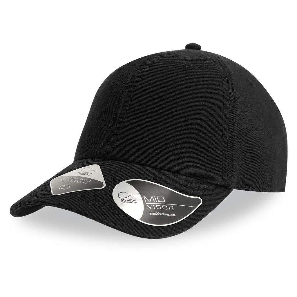 Fraser Organic Dad Hat - Black - Front