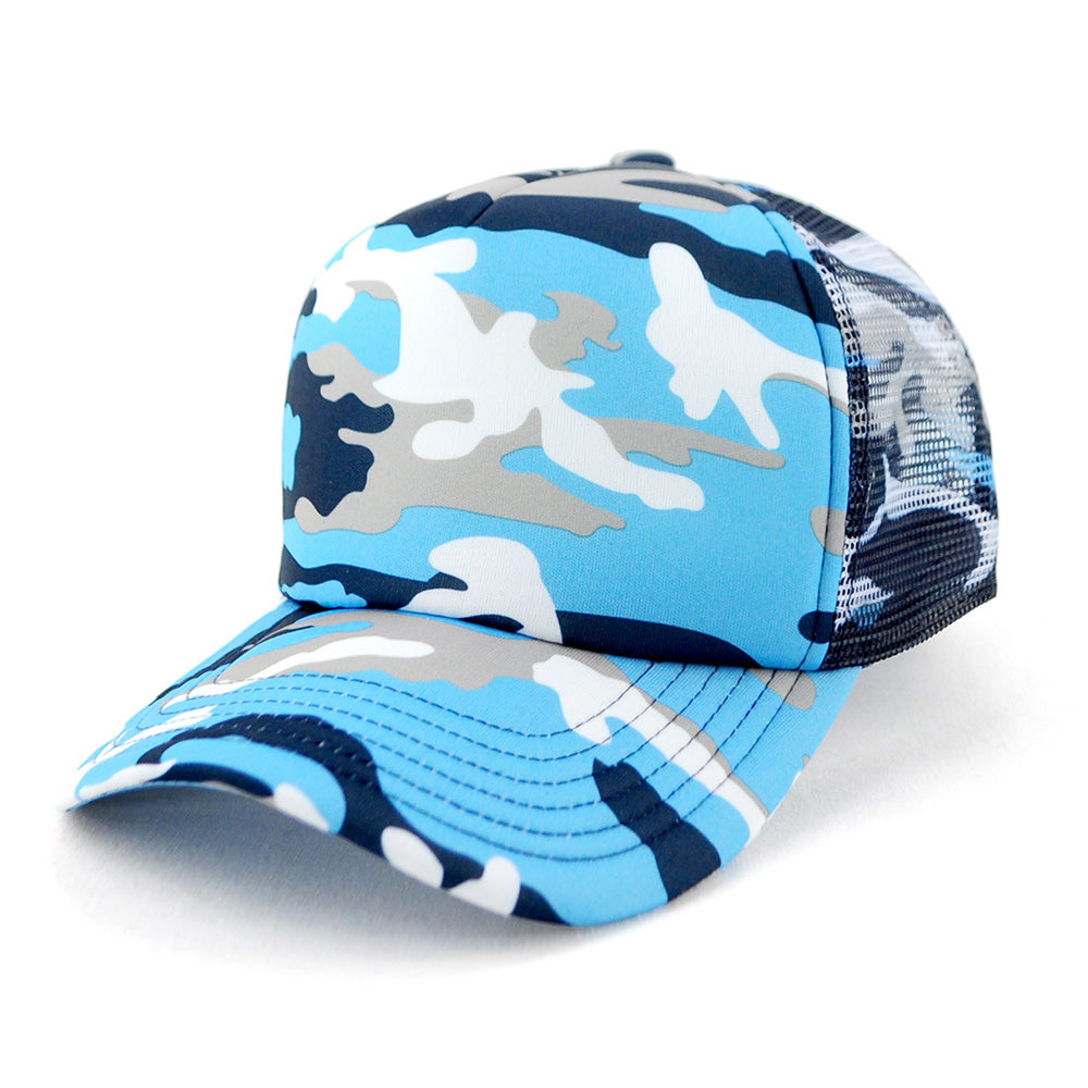 Camouflage Trucker Mesh Cap – Grace Collection AH296