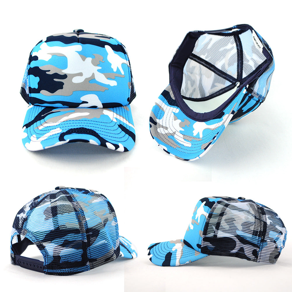 Camouflage Trucker Mesh Cap – Grace Collection AH296