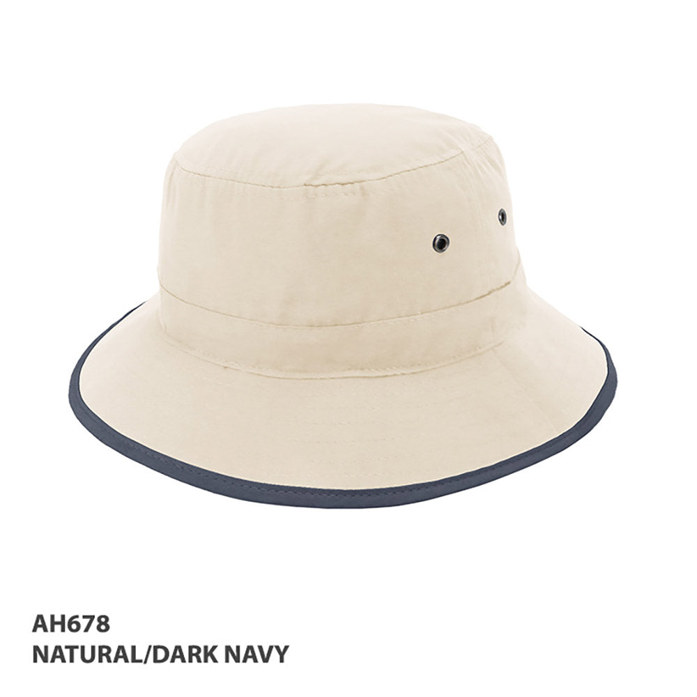 Microfibre Bucket Trim Hat – Grace Collection AH678