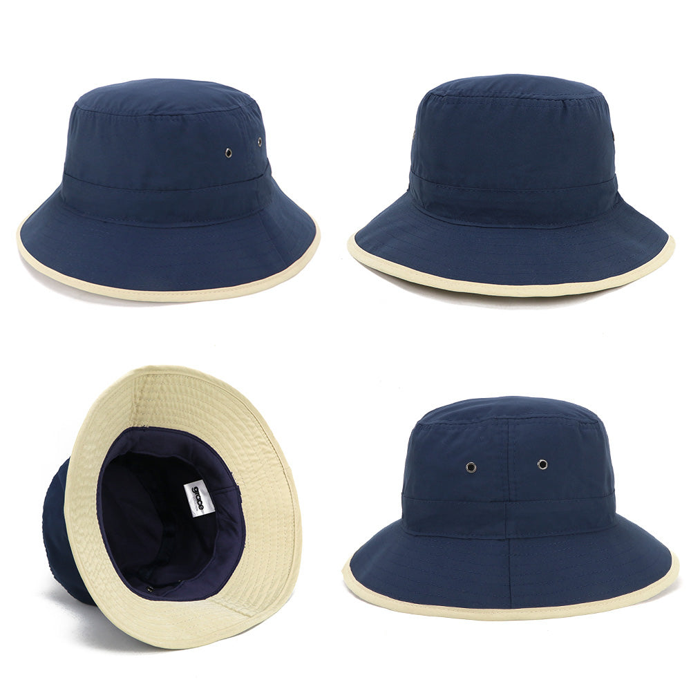 Microfibre Bucket Trim Hat – Grace Collection AH678