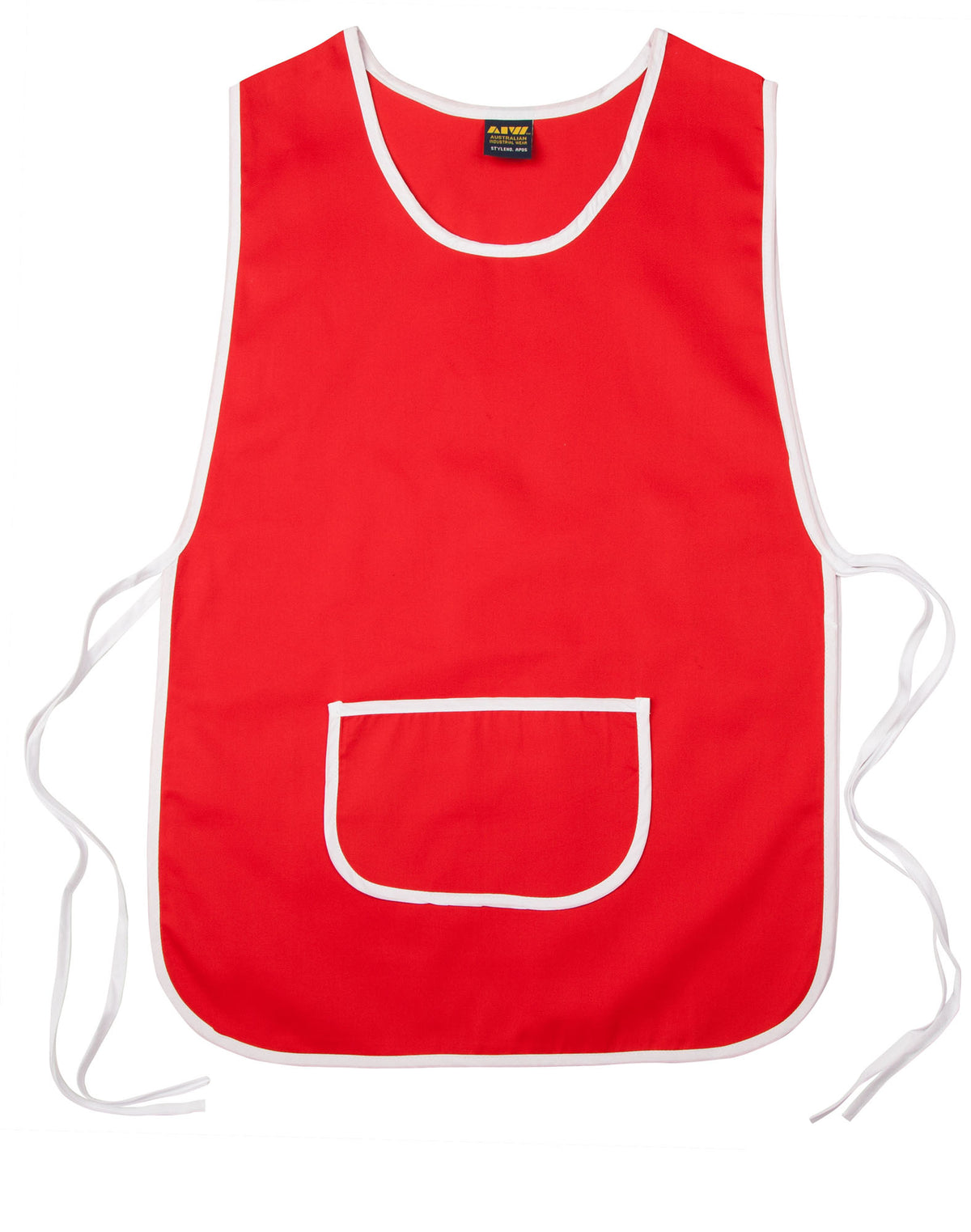 Ladies' Smock - AP05 - Red / White