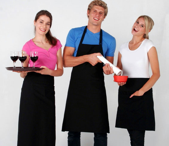 Short Waist Apron - 190 gsm Poly/cotton - view