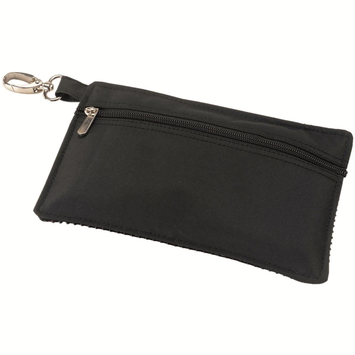 Microfibre Accessories Bag - Black - Front