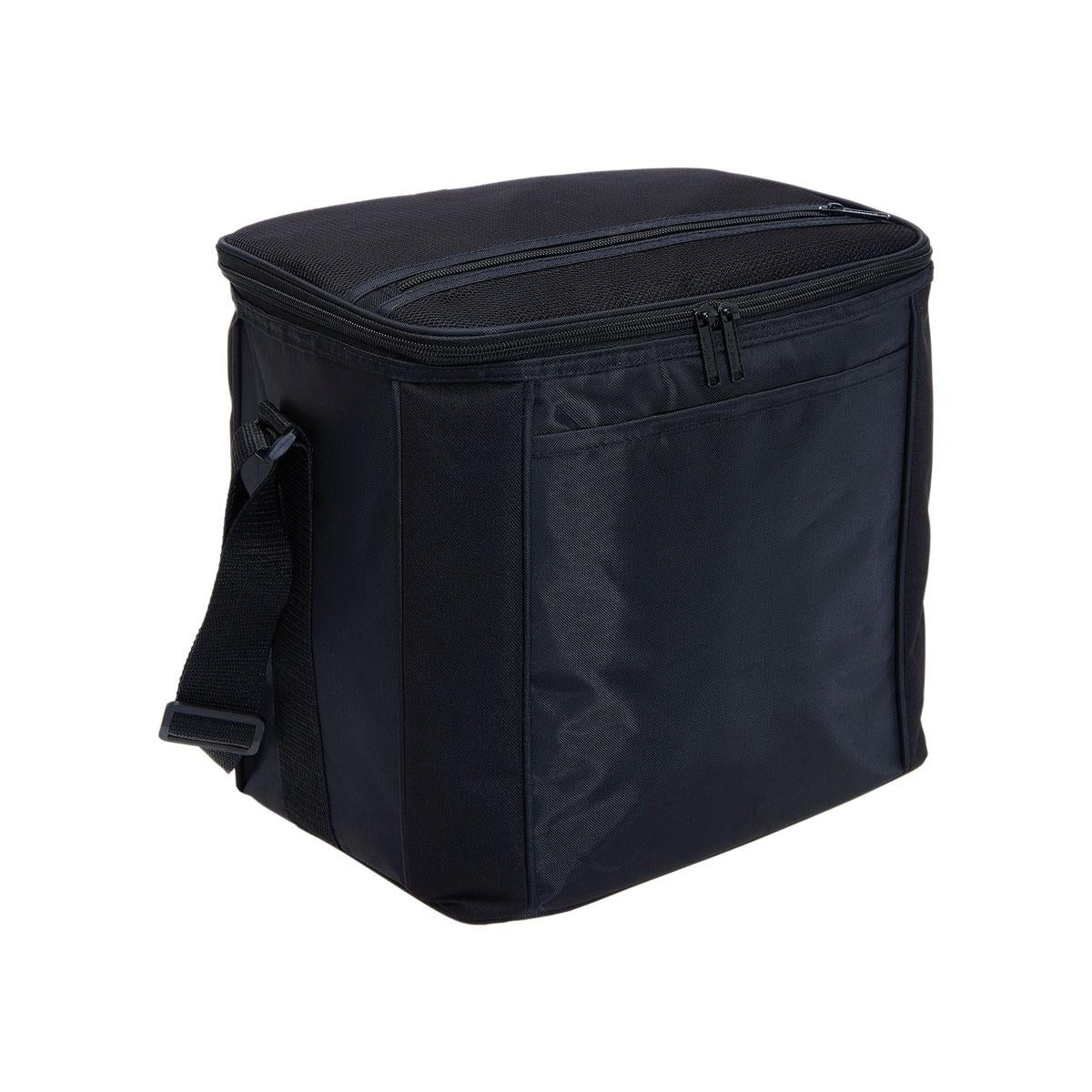 Large Cooler Bag - Black / Black - Front