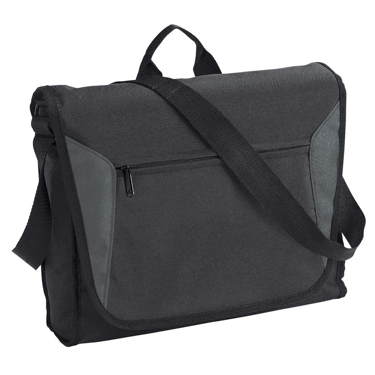 Platform Flap Satchel - Black - Front