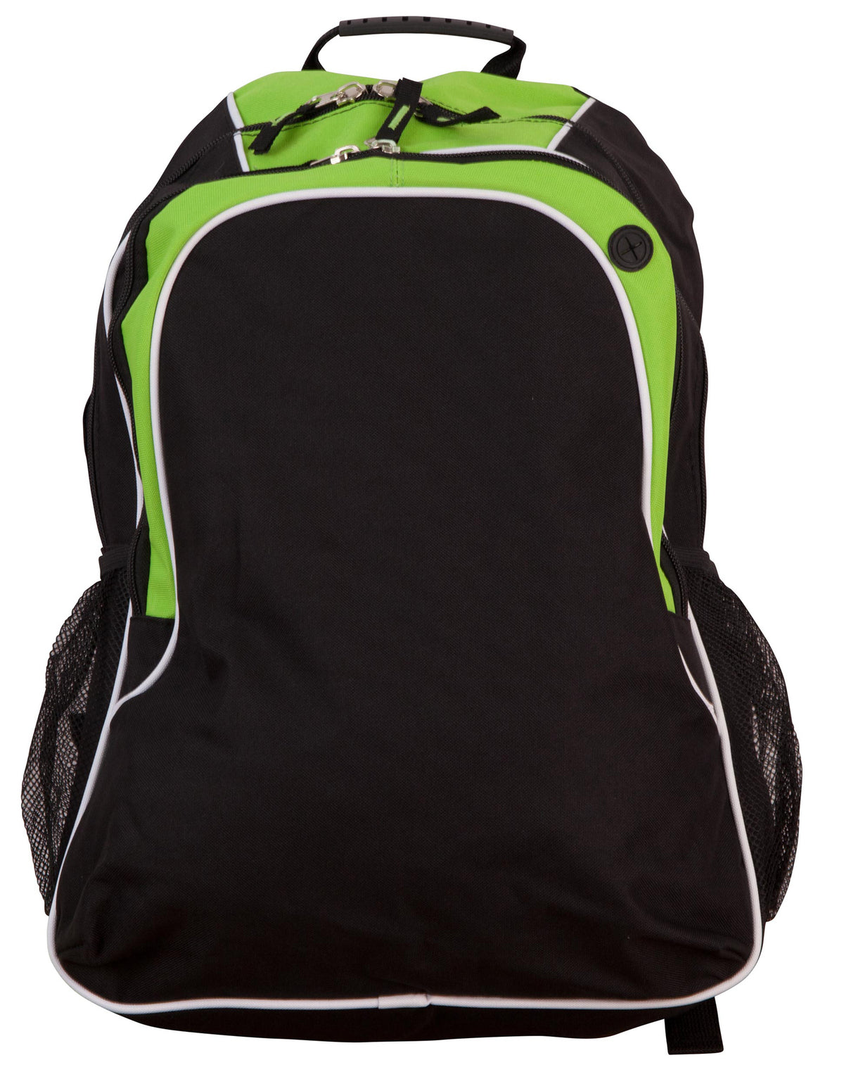 Winner Backpack - B5020 - Black / White / Lime