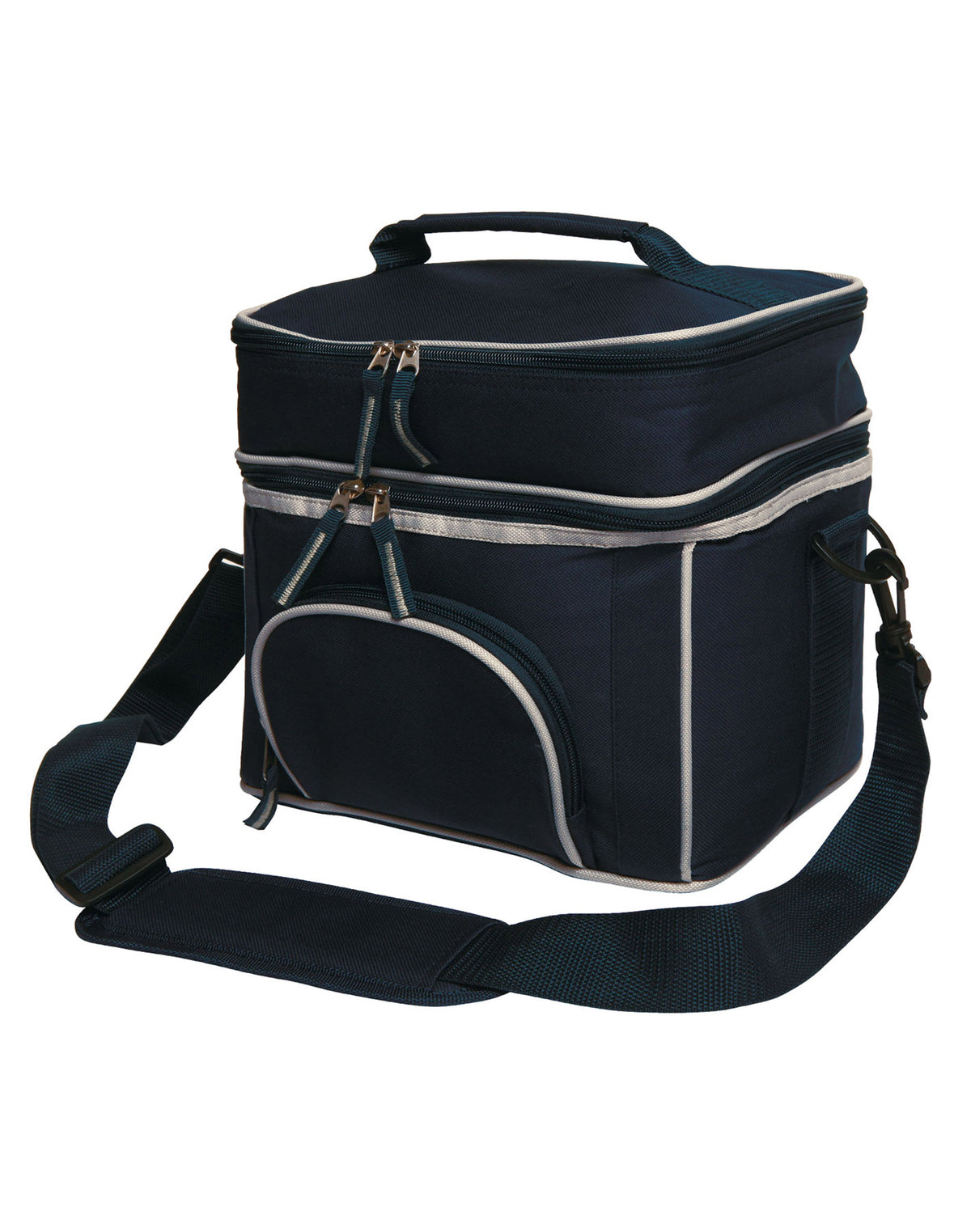 Travel Cooler Bag - B6002 - Navy / Silver