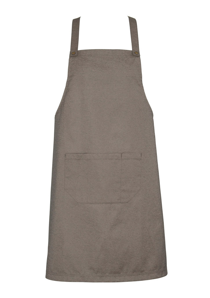 Urban Bib Apron - Natural - Front