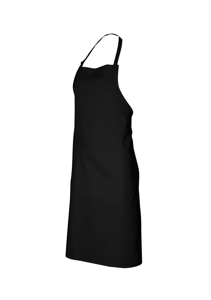 Bib Apron - Black - Front