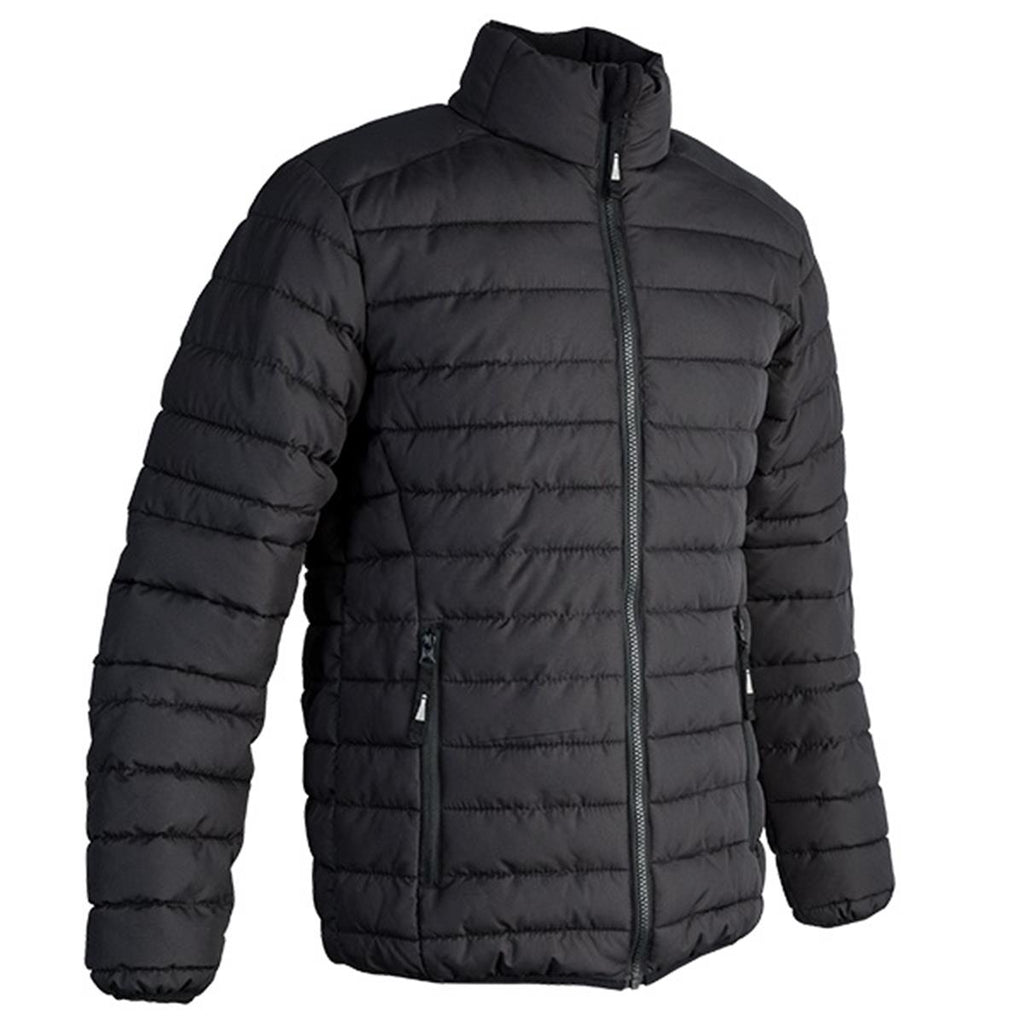 Hudson Unisex Puffer Jacket - Black - Front