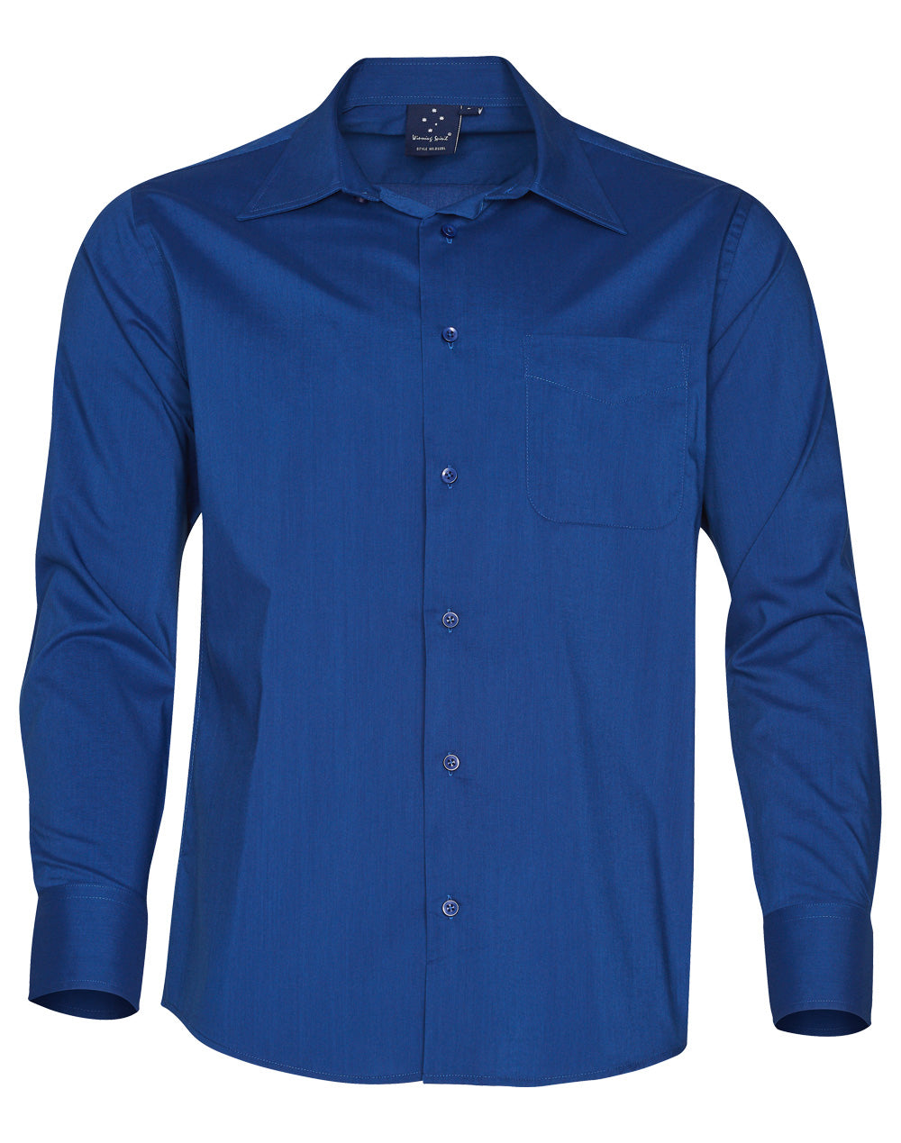 Mens L/S Teflon business shirt - BS08L - Royal
