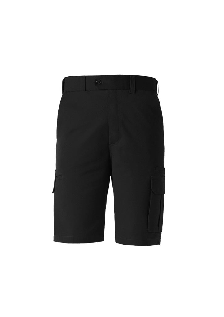 Detroit Mens Short (Stout) - Black - Front