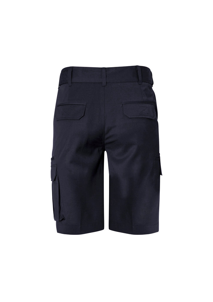 Detroit Mens Short (Stout) - Navy - Back