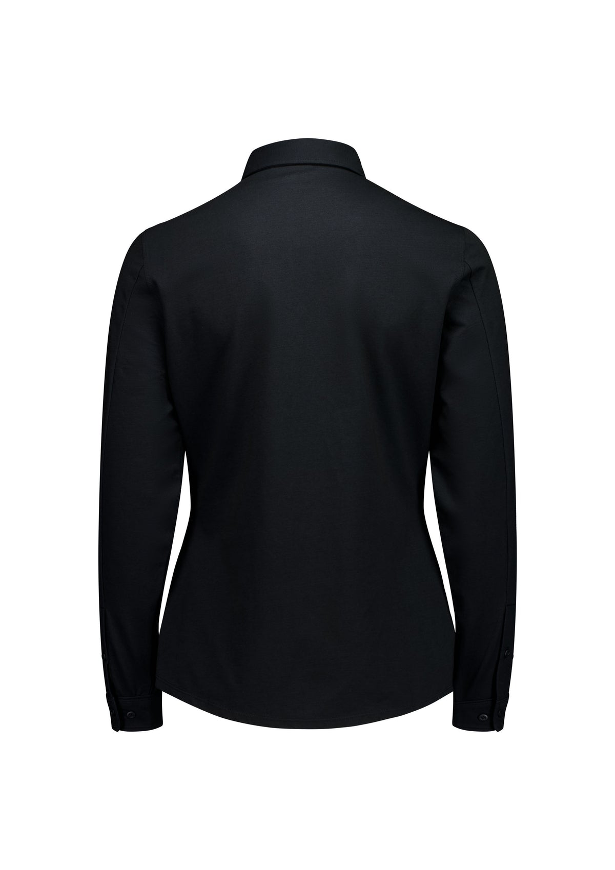 Venture Womens Long Sleeve Shirt - Black - Back