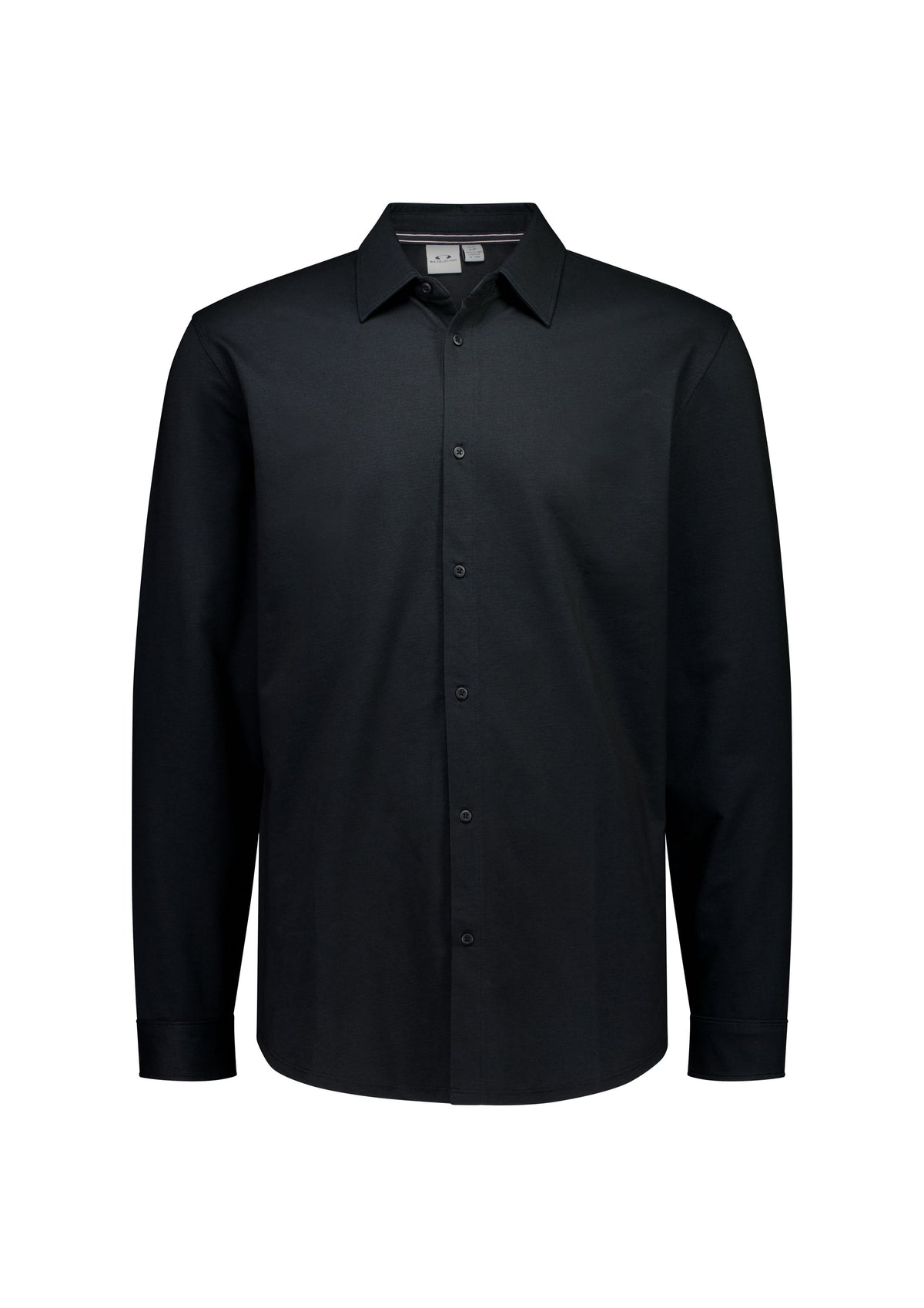 Venture Mens Long Sleeve Shirt - Black - Front