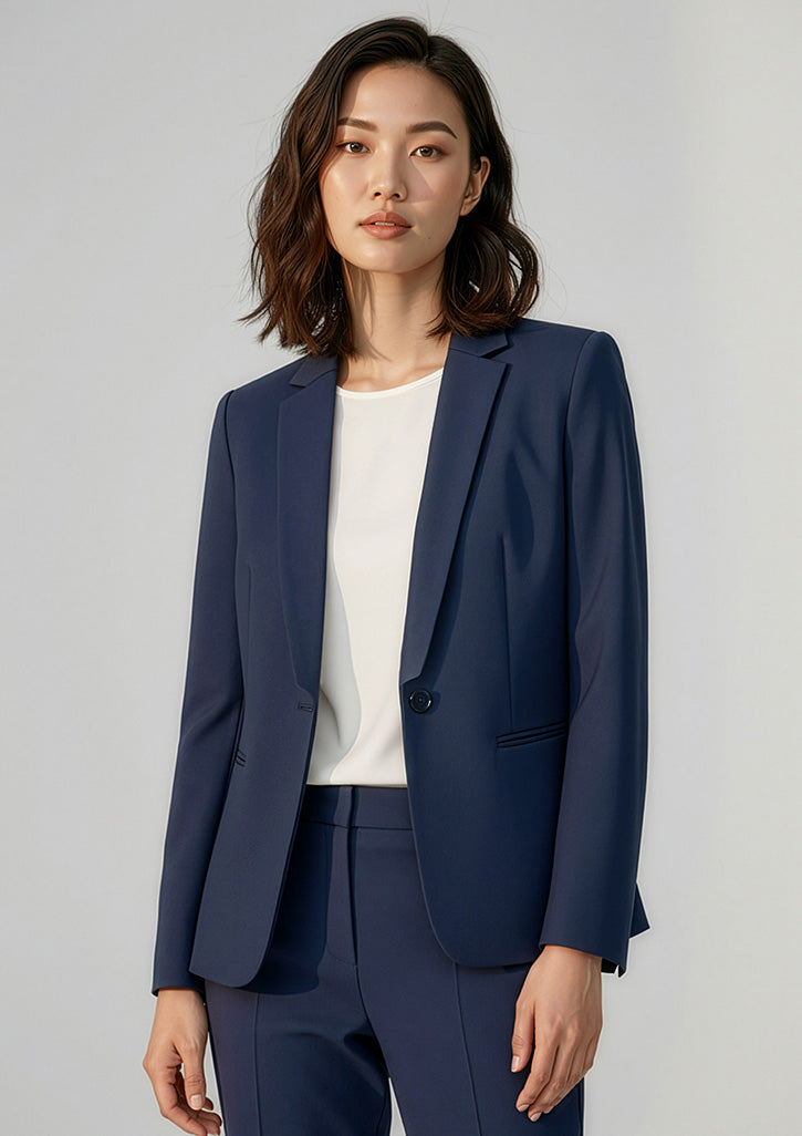 Bianca Womens Jacket - Navy - Model