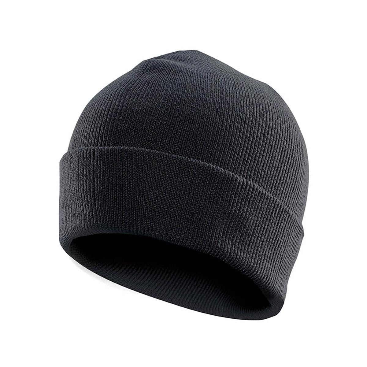 Dockside Knit Beanie - Black - Front